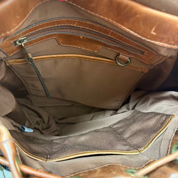 Women's Rachel Roy Leather‎ Backpack Purse with Magnetic Front Closure - Picture 7 of 8
